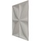 Ekena Millwork 19 5/8in. W x 19 5/8in. H Riley EnduraWall Decorative 3D Wall Panel Covers 2.67 Sq. Ft. WP20X20RLFSM - alternate 6